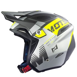 Bild von Der neue Helm Mots GO2 ON3 grau/fluo 